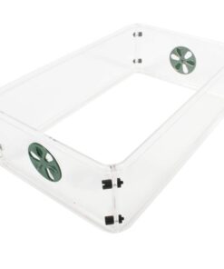 EarlyGrow 93763 Medium Seed and Herb Domed Propagator with Vented Side Height Extension, Extender, Green Medium with Side Extender 38 413RucTGyyL