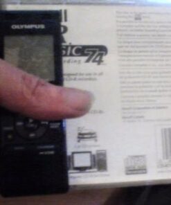 Olympus WS-853 black voice recorder with true stereo mic, 8GB, 110 hours battery life, voice balance, direct USB connection, with MP3 file format. 27 413SVY0Sc4L
