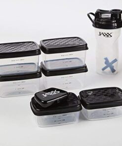 Fit & Fresh Jaxx Fit Pack Meal Prep Bag, Standard, Red & Black, Polyester 20 413V3OcIqHL