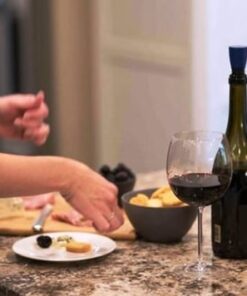 Repour Wine Saver and Stopper - Removes Oxygen, Preserving and Keeping Wine As Fresh As The Day The Bottle Was Opened (10-Pack) 10-Pack Blue 13 413W4Y7SchL