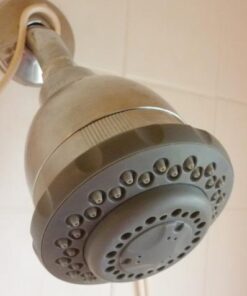 Culligan WSH-C125 Wall-Mounted Filtered Showerhead with Massage, 10,000 Gallon, Chrome, 8.5"L x 4.75"W 31 413ZlPt1n7L