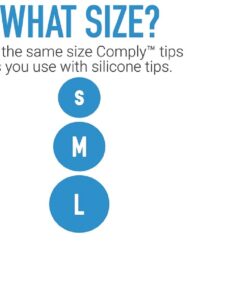 Comply Professional Noise Isolating Earphone Replacement Tips | for NuForce, ISOtunes PRO, Q-Jays, Etymotic Research, Westone, Shure & More |Size Large, 3 pairs,Black Black 18 413bWBNt2GL