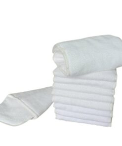 Babygoal Reusable Cloth Diaper Inserts Pack of 12, Absorbent & Breathable Liners, 3-Layer Microfiber Inserts for Cloth Diapers 12T 12pcs 3-layer Microfiber Inserts 17 413pqxmtXrL