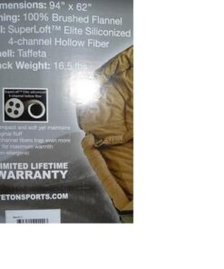 TETON Sports Mammoth Queen Size Sleeping Bag- Double Sleeping Bag – A Warm Bag the whole family can enjoy – Great Sleeping Bag for Camping, Hunting and base camp. Compression Sack Included 43 41425otyQAL 1