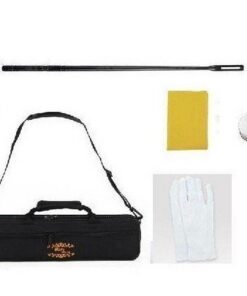 Alternative view of Glory Closed Hole C Flute With Case, Tuning Rod and Cloth,Joint Grease and Gloves Green