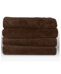 Alternative view of Sunbeam Microplush Throw Camelot Cuddler Electric Heated Warming Blanket, Walnut Brown