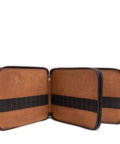 Speedball Art Products Genuine Leather Storage Case for Pencils, Makers, Pens and Art Supplies Antique Brown 120 Pencil Capacity 41 414W9lxyW L