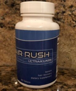 Hair Growth Supplements with Solubilized Keratin for Visibly Thicker and Stronger Hair, 23 Hair Vitamins, Science Backed Hair Growth Product - 1 Month Supply by Ultrax Labs 60 Count (Pack of 1) 44 414WKXEldKL