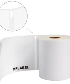 MFLABEL® 6 Rolls Dymo 1744907 Compatible Thermal Shipping Postage Label for 4XL Plus 24pcs Fragile Stickers 7 414jANHCzZL