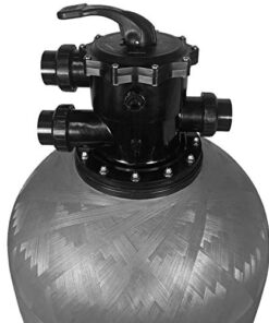 Aquamoto EcoPixel 24" Fiberglass Pool Filter with 2" Valve 24" Diameter Filter 13 415 alxvZBL