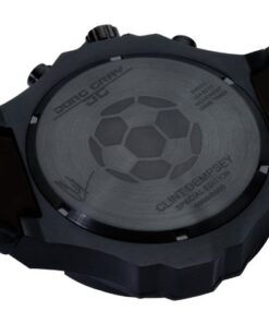 Jorg Gray JG2500-22 Clint Dempsey Limited Edition Round Watch with Black Silicone Strap with Steel Buckle 7 4156nEn2a8L