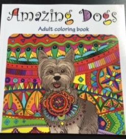 Amazing Dogs: Adult Coloring Book (Stress Relieving Creative Fun Drawings to Calm Down, Reduce Anxiety & Relax.) 68 415LcG4skDL