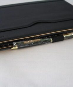 ProCase Galaxy Tab A 9.7 Case, Standing Cover Folio Case for 2015 Galaxy Tab A Tablet (9.7 Inch, SM-T550), with Multiple Viewing Angles, Document Card Pocket (Black) Black 30 415mKnfDQkL