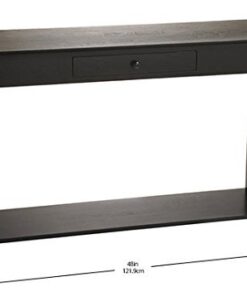 Convenience Concepts American Heritage 1 Drawer Console Table with Shelf, Black 24 415vgj2wGIL
