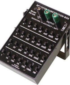 Elenco Resistance Substitution Box | Resistance Range From 1Ω To 11, 111 , 110MΩ | 1% Precision: 1Ω-40kΩ- 1 Watt/ 100kΩ- 4MΩ- 1/2 Watt 39 4160fIozpL