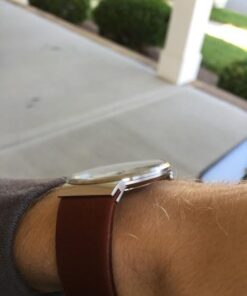 Skagen Men's Ancher Stainless Steel and Mesh Quartz Watch Silver/Brown 21 416HNzP7SxL