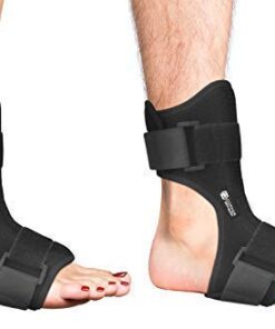 Copper Compression Plantar Fasciitis Night Splint - Drop Foot Orthopedic Brace and Dorsal Planter Fasciitis for Right or Left Foot. Night Splints Support Sleep, Recovery, Tendonitis, Arthritis 17 416Y14Am mL