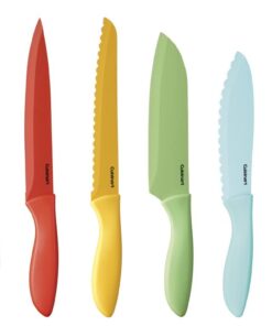 Alternative view of Cuisinart 12-Piece Kitchen Knife Set, Advantage Color Collection with Blade Guards, Multicolored, C55-12PCER1 Multicolor