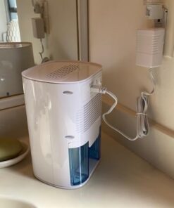 Pure Enrichment® PureDry™ Mini Dehumidifier - 27oz Compact Water Tank Eliminates 300ml/day of Excess Moisture from Closets, Bathrooms, Boats, Kitchens, and Other Small Rooms and Living Spaces 32 416kc4DJ WL