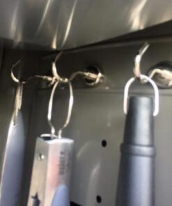 Strongman Tools Strong Magnetic Hooks Heavy Duty Magnet Hooks for Hanging - with Neodymium & Non Scratch Adhesive - Magnetic Hook for Cruise, Wall, Locker, Hanger and More - 6 Pack Set, 50 lbs 50lbs Hooks 46 416xtpruQRL