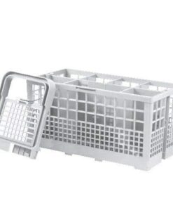 Qualtex Dishwasher Cutlery Silverware Basket Holder Grey, 9 5/16 X 5 1/4 X 9 3/4 Inches 13 417932 nGDL