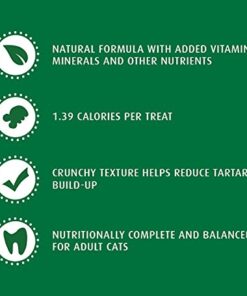 FELINE GREENIES Natural Dental Care Cat Treats Catnip Flavor, 5.5 oz. Pack 28 417HTBsaIZL