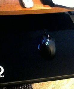 SteelSeries QcK Gaming Mouse Pad - Large Cloth - Optimized For Gaming Sensors Classic Black 38 417Rpf5naGL