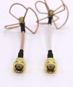 Alternative view of Wishring FPV Clover Leaf Omni-directional Circular Polarized 5.8 Ghz Video/audio Antenna LHCP