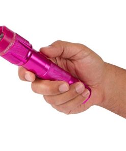 VIPERTEK VTS-T03 Aluminum Stun Gun for Self Defense Rechargeable with LED Flashlight PINK 25 417pmBkrPNL
