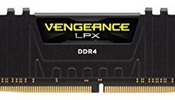 Corsair CMK8GX4M2A2400C16 Vengeance LPX 8GB (2x4GB) DDR4 DRAM 2400MHz (PC4 19200) C16 Memory Kit - Black 8GB Kit (2x4GB) 7 4186HXttZXL