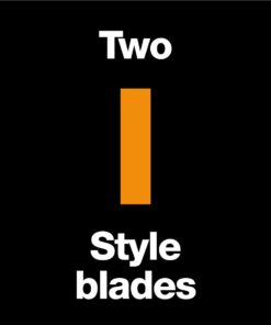 Fiskars TripleTrack Titanium Trimmer Replacement Blades - 2-Pack - High Profile Style I Blades - Arts and Crafts - Orange Triple Track Blades 24 418LD1oJ4qL