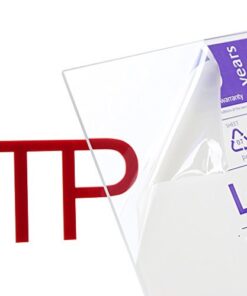 Lexan Sheet - Polycarbonate - .236" - 1/4" Thick, Clear, 12" x 12" Nominal 9 418UR8gQtIL