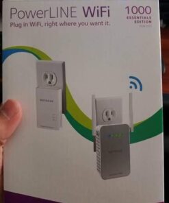 NETGEAR PowerLINE 1000 Mbps WiFi, 802.11ac, 1 Gigabit Port - Essentials Edition (PLW1010-100NAS) 52 418X91T6OZL
