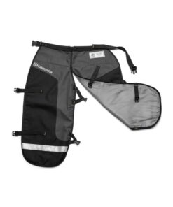 Husqvarna Functional Apron Chainsaw Chaps 38-Inch, Chainsaw Safety Equipment with 5 Layers, Adjustable Belt and Gear Pocket, Black 38 in. Black/Gray 8 418Zh5cMHjL