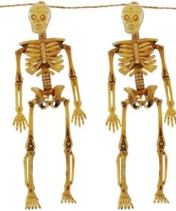 60 Inches Scary Skeleton Garland Dangling Bone Halloween Decor (Pack of 3) 13 418hJIN2sNL