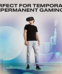 Skywin VR Tripod Stand - 2 Pack, HTC Vive Compatible Sensor Stand and Base Station for Vive Sensors or Oculus Rift Constellation (Black) Black 28 418opJ97HEL