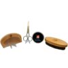 G.B.S Men's Premium Beard Kit, Oval Wood Handle Boar Bristle Brush, Beard Comb, Beard Balm and Nose Hair and Mustache Trimming Scissors 53 418zEQ4eY0L