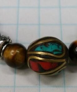 COAI Black Obsidian Stone Bracelet Necklace Mala Beads 108 Tiger Eye 30 41987MknylL