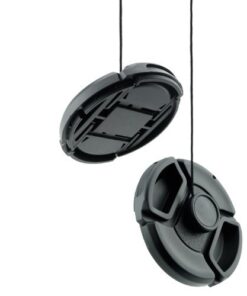 58mm Lens Cap Bundle - 4 Snap-on Lens Caps for DSLR Cameras - 4 Lens Cap Keepers - Microfiber Cleaning Cloth Included - Compatible Nikon, Canon, Sony Cameras (58mm) 58mm 46 419FT4auNmL