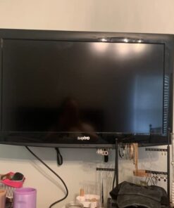 Perlegear Tilting TV Wall Mount for Most 37-75 inch TVs, Large Low Profile TV Mount Wall Bracket for Flat Curved LED LCD OLED TVs, Fits 16, 18, 24 Inch Studs Max VESA 600x400mm Support Up to 132lbs 22 419Micq9xZL