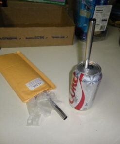 ALINK Reusable Boba Straws with Case and Cleaning Brush, 4-Pack Extra Wide Stainless Steel Metal Bubble Tea Straw for Smoothie, Shakes, Tapioca Pearl, 12 mm x 9 inch Silver 35 419V8oIrrcL