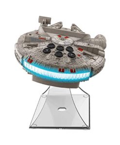 STAR WARS Millenium Falcon Bluetooth Speaker Portable Wireless Crystal Clear for Home, Travel, Outdoor, Rechargeable, Compatible with iPhone Samsung GRAY 24 41A8k3Uf2yL