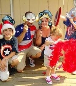 Super Hero Stick Costume Props (1 Dozen) PhotoBooth Supplies, Birthday Party Favors, DIY Decorations 24 41A9huqtfjL