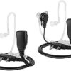 TOMSENN 2-Pin Covert Acoustic Tube Walkie Talkie Earpiece – Two Way Radio Earpiece with a PTT Mic - Compatible with Walkie Talkie Headset Brands (Kenwood, Puxing, Wouxun) – Pack of 2 13 41AAEGEx9rL