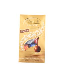 Lindt LINDOR Assorted Chocolate Truffles ,5.1 Ounce (Pack of 4) Milk, Dark & White Chocolate 5.1 Ounce (Pack of 4)