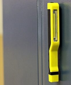 Cliplight Clipstrip 140 Lumen LED Pocket Flashlight with Magnetic Swivel Clip&Chip-On-Board LED Technology for Toolbox, Glovebox,Purse,Kitchen Drawer & Survival Kit, Batteries Included,Black & Yellow Clipstrip 1 19 41ASFSmajdL