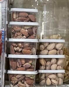 Greenco Mini Containers with Lids 20 Pack, 2 oz Containers with Lids - Small Plastic Storage Condiment Containers with Lids - Baby Food Containers, Snacks, Sauces, Candy - Freezer & Dishwasher Safe Square 33 41AWdyOloeL