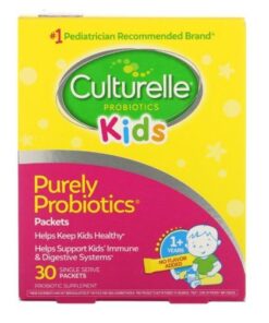 Culturelle Kids Chewable Daily Probiotic for Kids, Ages 3+, 30 Count, #1 Pediatrician-Recommended Brand, Natural Berry Flavored Daily Probiotics for Digestive Health, Oral Care & Immune Support 1 Month Supply 35 41AbW1lAluL
