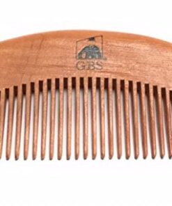 G.B.S Men's Premium Beard Kit, Oval Wood Handle Boar Bristle Brush, Beard Comb, Beard Balm and Nose Hair and Mustache Trimming Scissors 6 41AfdE40NzL