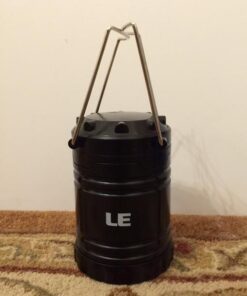 Lepro LED Camping Lantern, Super Bright, Battery Powered, IPX4 Water Resistant, Portable Emergency Lights for Hurricane, Storms, Outages, Collapsible, 2 Packs 55 41ApTQzYM9L